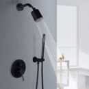 Hotel Recessed Shower Set Brass Hot and Cold Mixing Valve Wall Mounted Shower LA1054 - Image 2