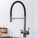 Stainless Steel Kitchen Sink Faucet with Water Purifier Pull Out Hot and Cold Dual Purpose Single Hole Faucet CF2501 - Image 1
