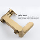 Brass Bathtub Faucet Wall-mounted Hot and Cold Hotel Home Shower Set ZY1007 - Image 11