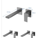 Concealed Brass Faucet for Hotel and Home Hot and Cold Washbasin Faucet AM2201 - Image 5