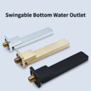 Brushed Gold Recessed Concealed Brass Canopy Rain Shower Head Full Shower System AL2001 - Image 7