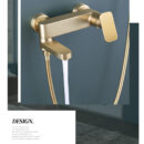 Brass Bathtub Faucet Wall-mounted Hot and Cold Hotel Home Shower Set ZY1007 - Image 5