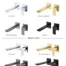 Concealed Brass Faucet for Hotel and Home Hot and Cold Washbasin Faucet AM2201 - Image 3