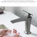 Brass Single Hole Bathroom Faucet MT1004 | Anti-Corrosion & Lifetime Warranty - Image 2