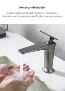 Brass Single Hole Bathroom Faucet MT1004 | Anti-Corrosion & Lifetime Warranty