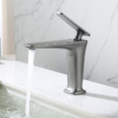 Brass Single Hole Bathroom Faucet MT1004 | Anti-Corrosion & Lifetime Warranty - Image 1