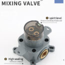 Concealed Basin Faucet with Wall Embedded Water Outlet Hot and Cold Washbasin Faucet AM2404 - Image 4