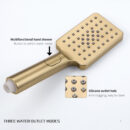 Brass Bathtub Faucet Wall-mounted Hot and Cold Hotel Home Shower Set ZY1007 - Image 9