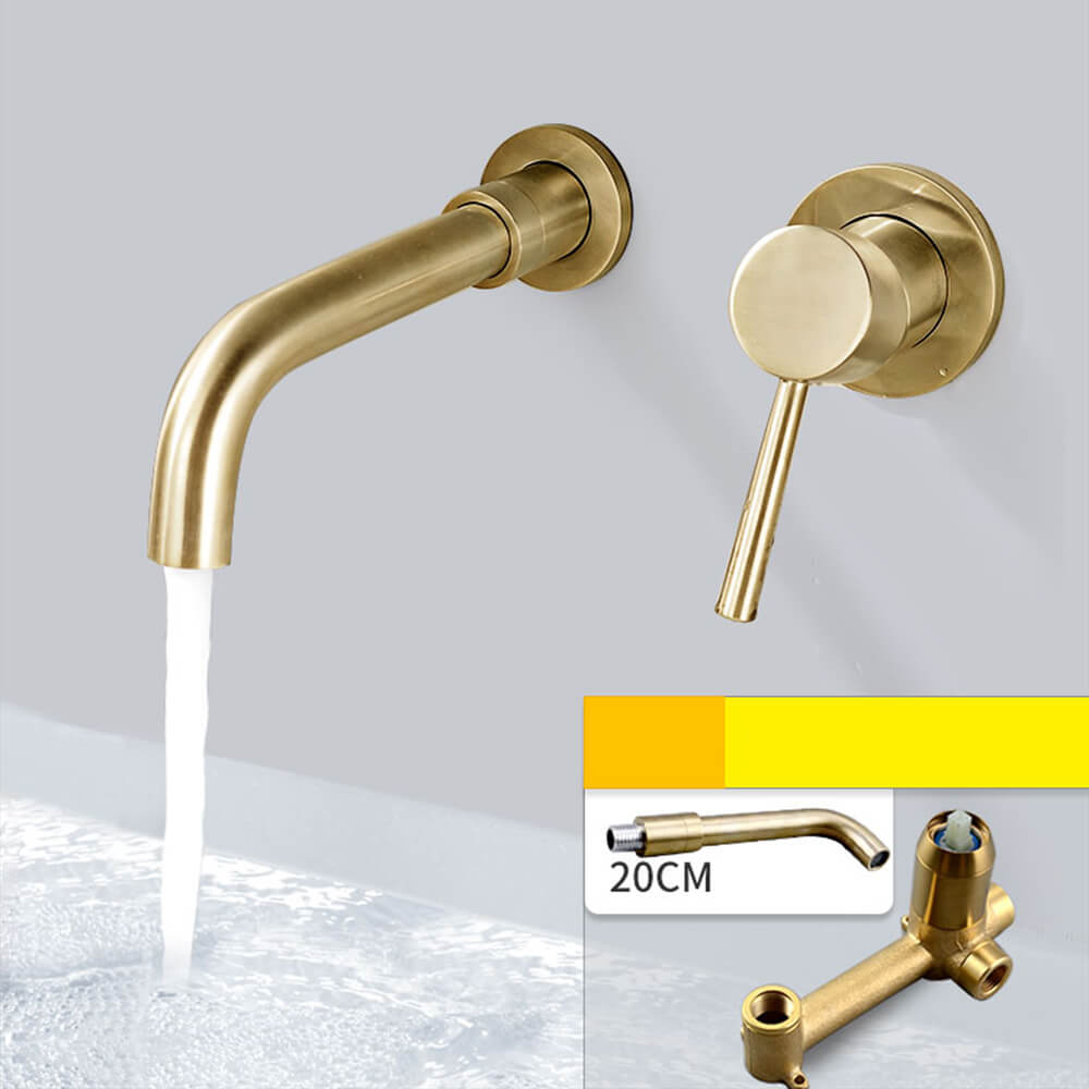 Brushed Gold Swivel Spout
