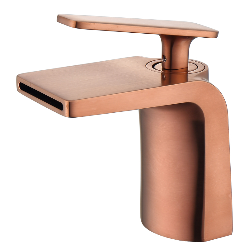 Brushed rose gold