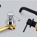 Concealed Faucet Bathroom Black Hot and Cold Water Embedded Basin Faucet AM1015 - Image 4