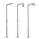 stainless steel outdoor swimming pool hot and cold dual control floor standing shower faucet set hw2502