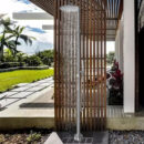 Stainless Steel Outdoor Floor-Standing Rain Shower Column Set For Villa Pool Bath Center Beach HW1001 - Image 3