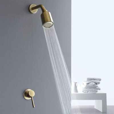 brass shower head shower set hotel bathing area nordic style homestay concealed wall shower al2003