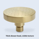 stainless steel simple concealed wall mounted shower set brushed gold shower head la2004