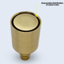 brass shower head shower set hotel bathing area nordic style homestay concealed wall shower al2003