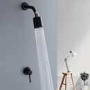 brass shower head shower set hotel bathing area nordic style homestay concealed wall shower al2003