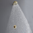 stainless steel simple concealed wall mounted shower set brushed gold shower head la2004