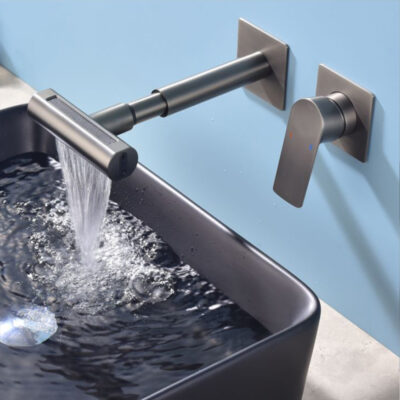 all copper multifunctional concealed basin faucet in wall hot and cold bathroom cabinet rotating wash faucet am2510