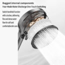 simple shower set household copper bathroom multifunctional hot and cold large top spray shower lm2534
