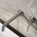 bathroom brass simple concealed basin faucet in wall hot and cold dual control basin gun gray faucet am2515