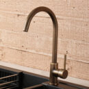 kitchen household vintage sink faucet, splash proof hot and cold dual control cf2301