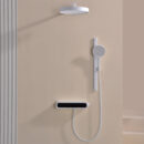 all copper hot and cold multifunctional digital display household shower waist spray shower faucet shower set lm2539