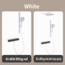 all copper hot and cold multifunctional digital display household shower waist spray shower faucet shower set lm2539