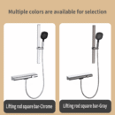 household bathroom hot and cold button shelf all copper can be raised and lowered multifunctional rain shower sprinkler set