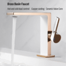 copper basin faucet bathroom counter basin single hole hot and cold washbasin faucet mt2540
