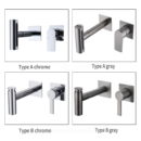 all copper multifunctional concealed basin faucet in wall hot and cold bathroom cabinet rotating wash faucet am2510