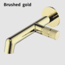 all copper simple luxury concealed basin faucet wash basin in wall hot and cold dual control single hole wash faucet am2514