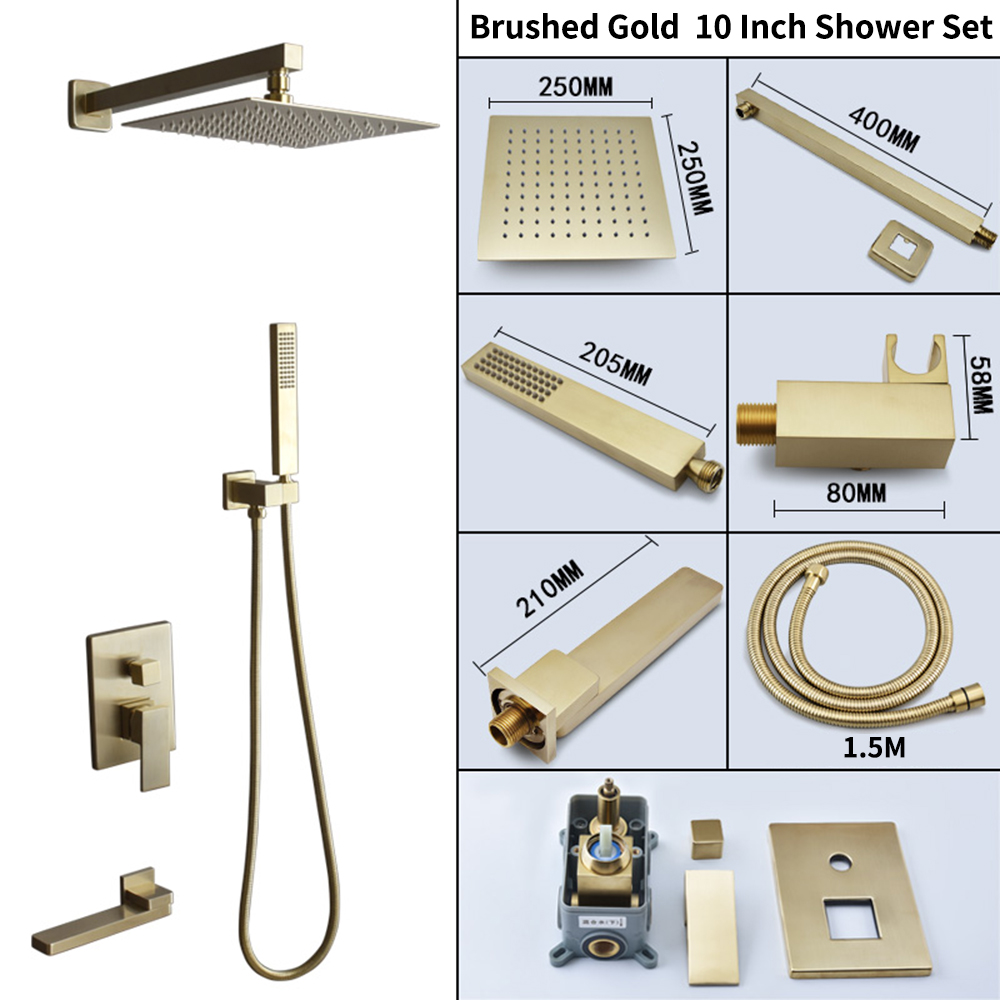 Brushed gold