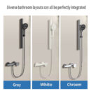 simple rain shower set household copper bathtub split faucet with lifting hot and cold pressurized shower lm2535