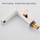 copper basin faucet bathroom counter basin single hole hot and cold washbasin faucet mt2540