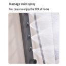 all copper hot and cold multifunctional digital display household shower waist spray shower faucet shower set lm2539