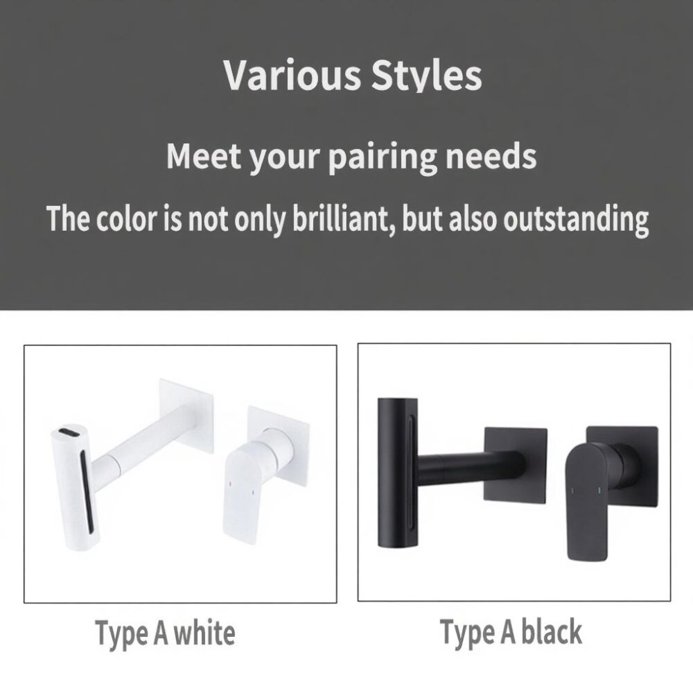 all copper multifunctional concealed basin faucet in wall hot and cold bathroom cabinet rotating wash faucet am2510