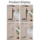 all copper hot and cold multifunctional digital display household shower waist spray shower faucet shower set lm2539