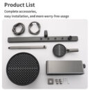 all copper hot and cold multifunctional digital display household shower waist spray shower faucet shower set lm2539