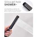 outdoor floor standing faucet, vertical high end shower, stainless steel beach hot and cold shower column set hw2503