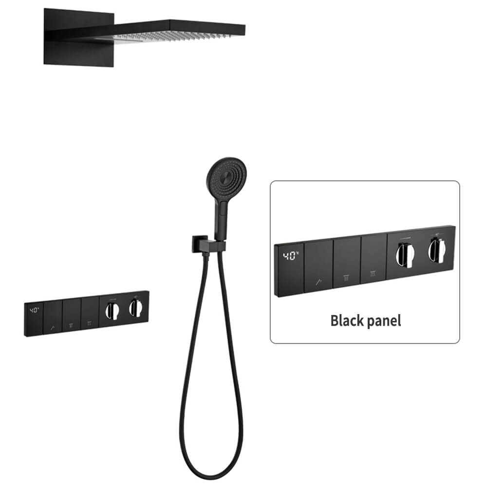 (Type B) Black + Black Panel + Digital Display Constant Temperature 3 Function