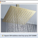 in wall hotel concealed shower shower head embedded box bathroom black single function shower al2006