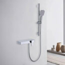 gray simple shower set split type without top spray modern shower lm2513