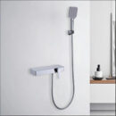 gray simple shower set split type without top spray modern shower lm2513