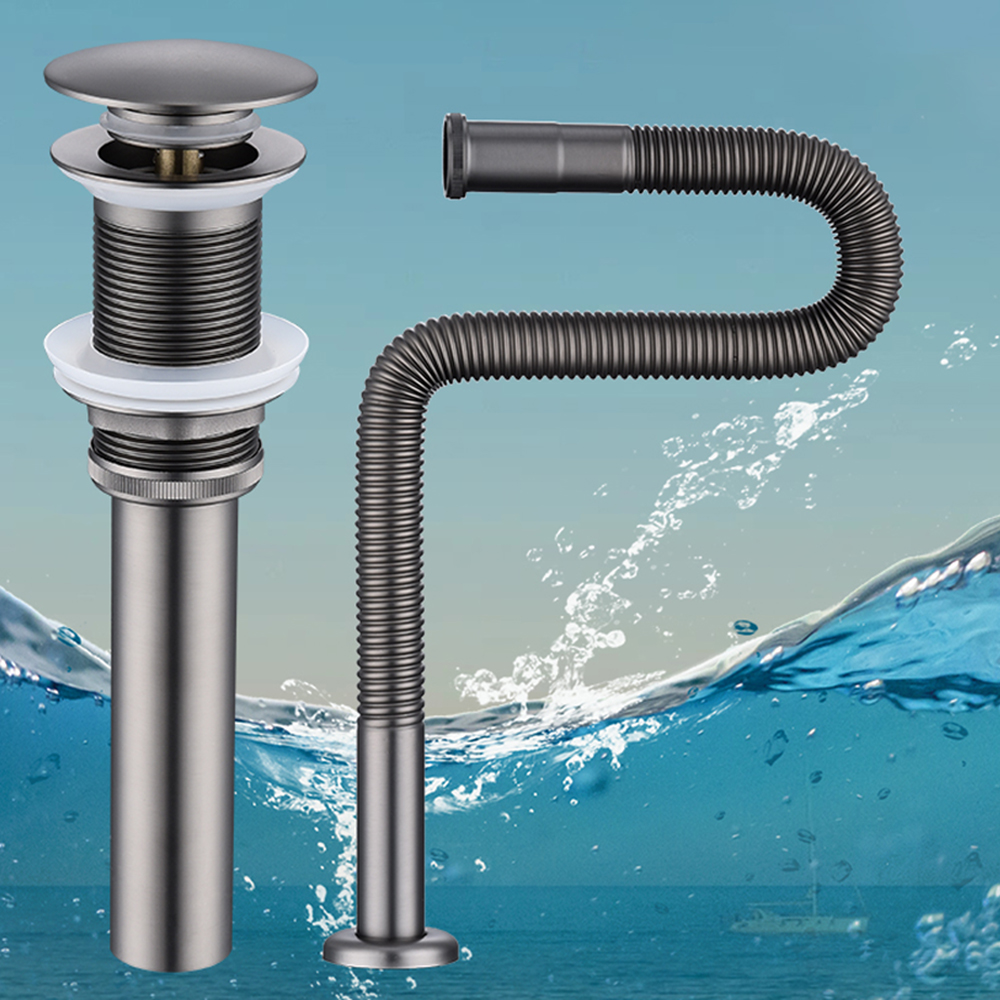 Basin drainer, wash basin, large cover, bounce basket with overflow hole, bathroom deodorant drainer XSQ2301