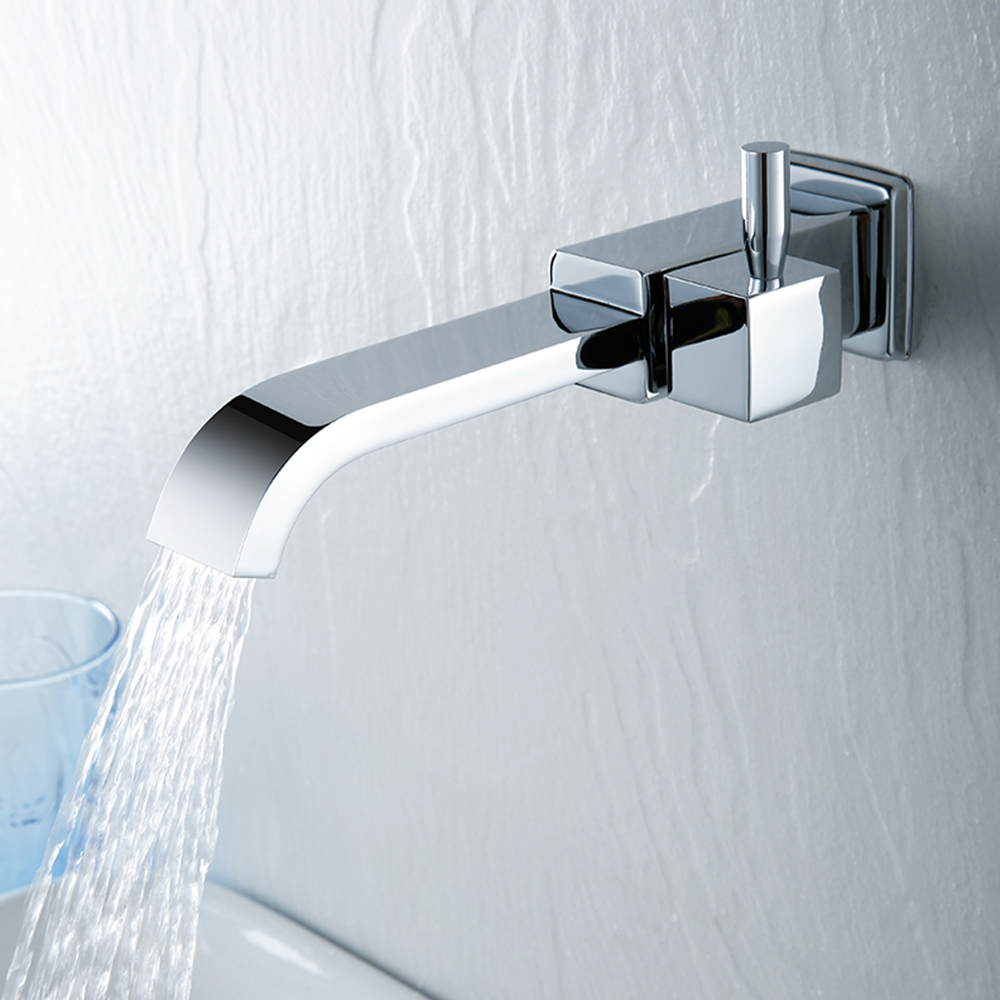 Bathroom brass faucet in-wall extended single cold quick-opening simple balcony mop pool faucet SZ2302