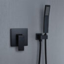 single function concealed brass square brushed gold shower set european style al2010