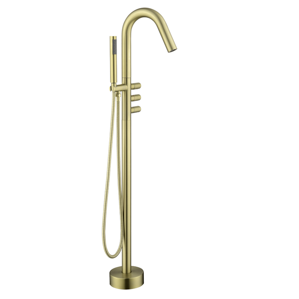 Two-function A brushed gold