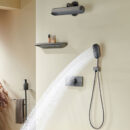 the new all copper concealed shower shower faucet embedded multifunctional hot and cold shower set al2513