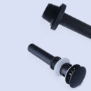all copper in wall black drainer set, wall drain pipe, basin, wash basin, deodorant and anti blocking qp1001